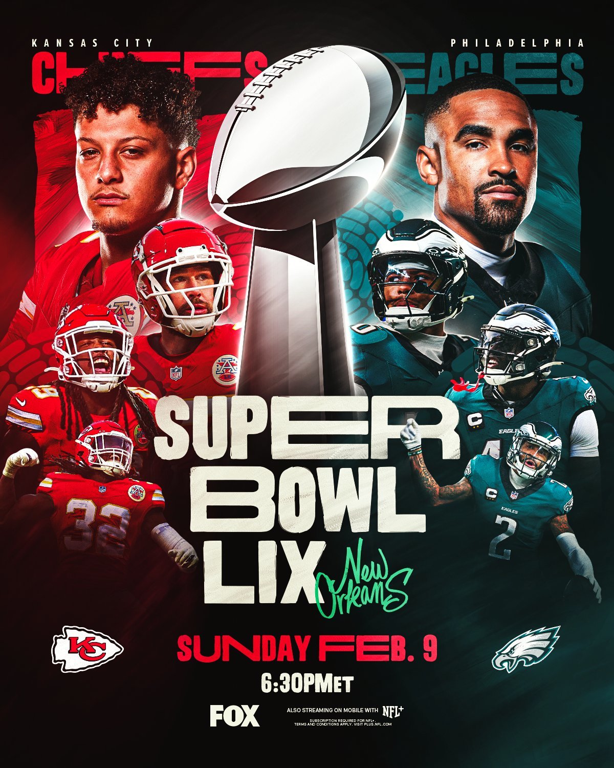 Super Bowl – finala campionatului de fotbal american are loc duminică. Philadelphia Eagles şi Kansas City Chiefs luptă pentru trofeul Vince Lombardi. Donald Trump este aşteptat la meci