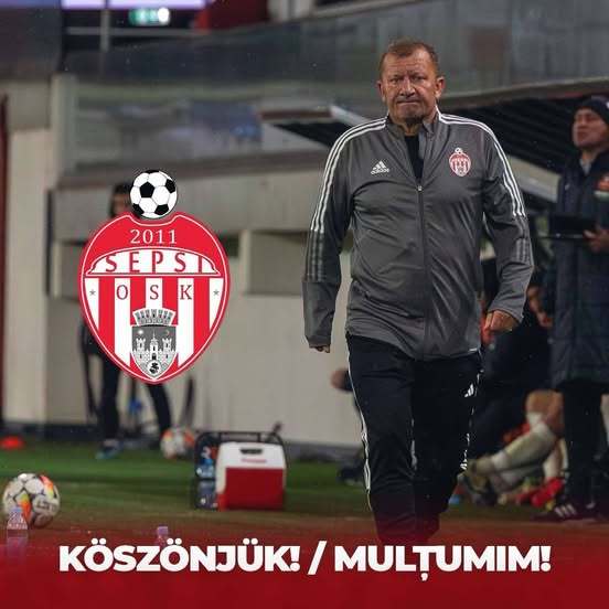 Dorinel Munteanu şi-a reziliat contractul cu Sepsi OSK