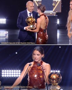 Balonul de Aur al Aitanei Bonmati, verificat la aeroport - VIDEO