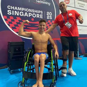 Darius Dumitru, calificat în finala probei de 100 m liber, la Campionatele Mondiale de înot paralimpic