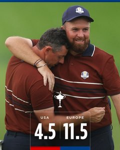 Golf: Insulte şi securitate sportivă la Ryder Cup. Echipa Europei, aproape de victorie