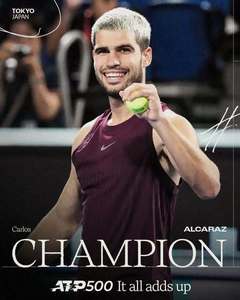Carlos Alcaraz a câştigat turneul de la Tokyo, al 24-lea titlu al carierei