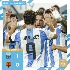 Argentina a învins Venezuela, scor 1-0, în meci amical. Messi nu a evoluat