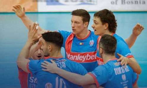Volei masculin: Adversară din Azerbaidjan pentru Steaua Bucureşti în Challenge Cup, după câştigarea Cupei Balcanice