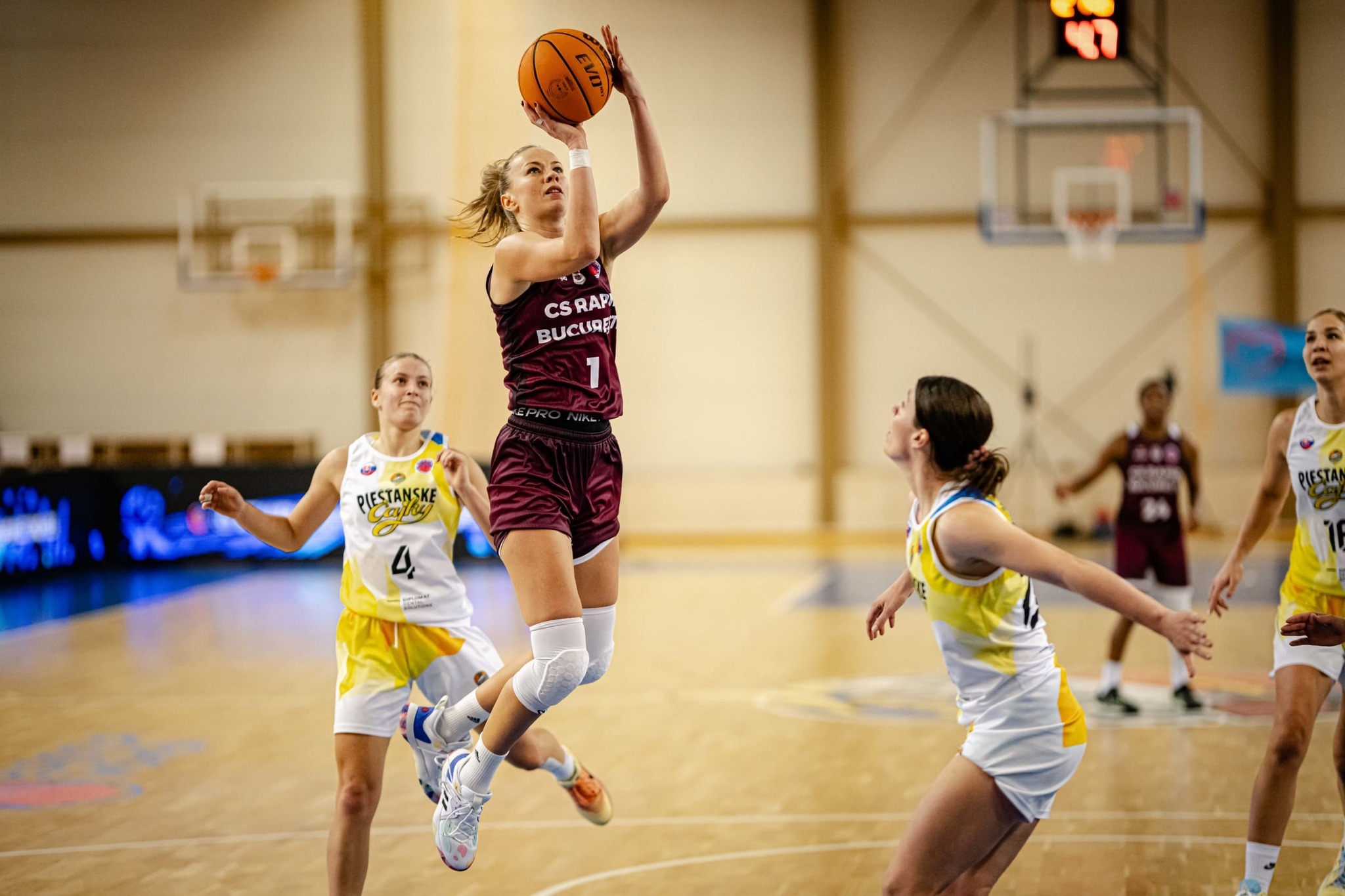 Baschet feminin: Rapid București și Sepsi Sf. Gheorghe, victorii în FIBA EuroCup