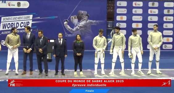 Echipa masculină a României, medalie de argint la Cupa Mondială de sabie