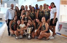 Polo feminin: CSM Unirea Alba Iulia, în turul II al Conference Cup, cu gol marcat în ultima secundă a meciului cu Jadran Split