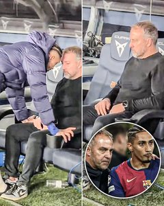 FC Barcelona: Presa spaniolă preocupată de discuţia misterioasă între antrenorul Hansi Flick şi atacantul brazilian Raphinha - VIDEO