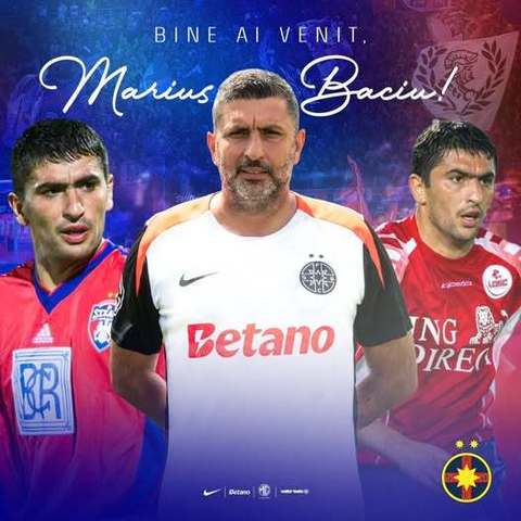 Superliga: Marius Baciu este noul antrenor al echipei FCSB