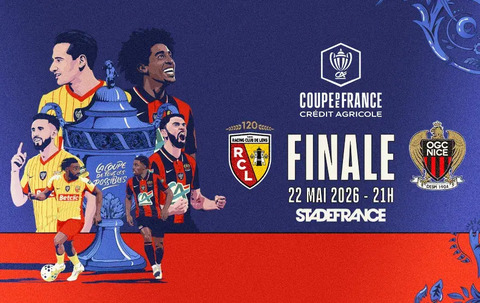 Cupa Franţei: RC Lens câştigă trofeul în premieră, după 3-1 cu Nice