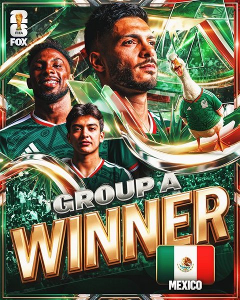Cupa Mondială 2026: Mexic a învins Coreea de Sud, scor 1-0, şi este prima echipă calificată în 16-imi