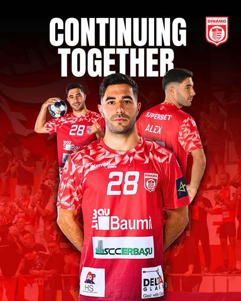 Handbal masculin: Extrema Alex Pascual şi-a prelungit contractul cu campioana Dinamo Bucureşti