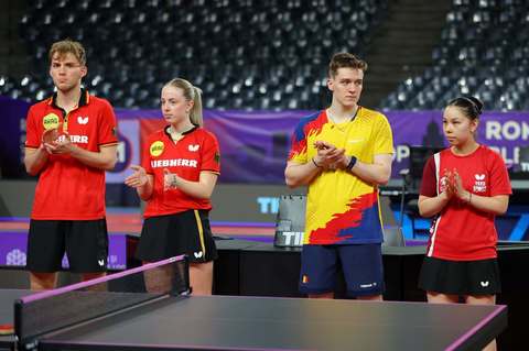 Tenis de masă: Iulian Chiriţa şi galeza Anna Hursey, campioni europeni U21 la dublu mixt