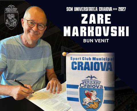 Baschet masculin: Zare Markovski, care a condus şi naţionala României, noul antrenor al SCMU Craiova