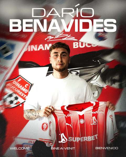 Spaniolul Darío Benavides la Dinamo