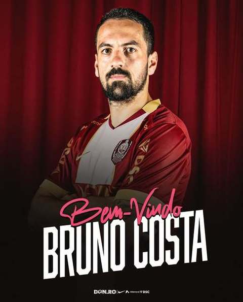 Superliga: Portughezul Bruno Costa va evolua la CFR Cluj