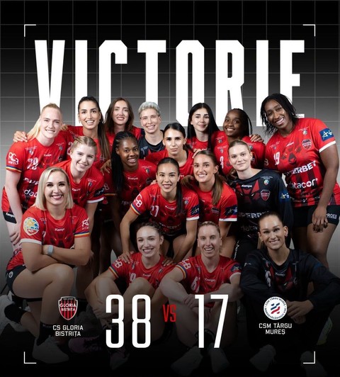 Handbal feminin: Campioana Gloria Bistriţa, victorie cu nou-promovata CSM Târgu Mureş în primul amical al verii