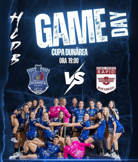 Handbal feminin: Dunărea Brăila, remiză cu Rapid Bucureşti la turneul amical pe care-l găzduieşte