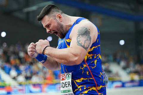 Atletism: Rareş Toader, locul 5 în finală la aruncarea greutăţii, la Campionatele Europene de la Birmingham