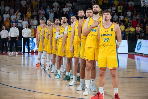 Baschet masculin: Lotul extins al României pentru precalificările EuroBasket 2029; Sebastian Lăpuşte, convocat la nici la 16 ani