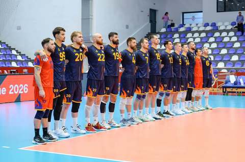 Volei masculin: România, eşec cu Grecia, în primul amical din pregătirea pentru CE2026, grupa de la Cluj-Napoca