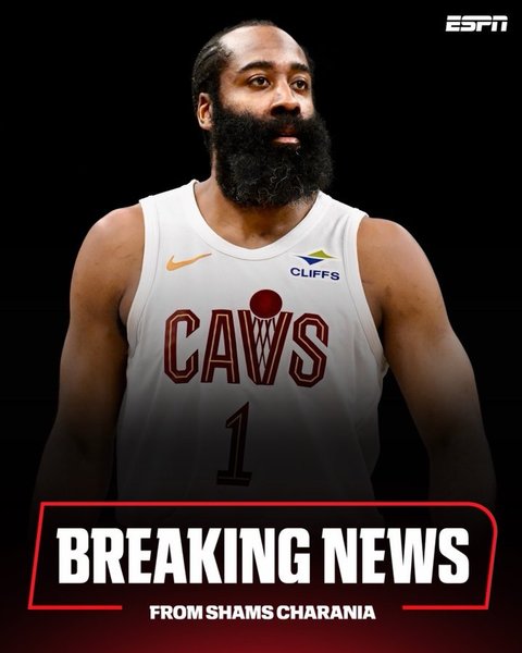 NBA: La 37 de ani, James Harden semnează un nou contract uriaş cu Cleveland Cavaliers