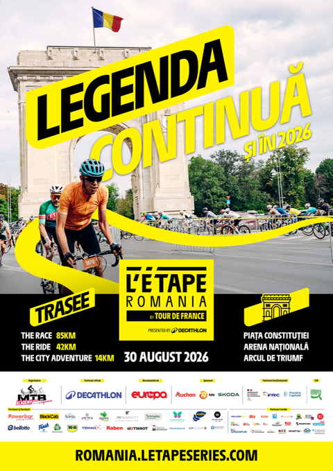 Ciclism: Aproape 2.000 de ciclişti din 17 ţări vor fi prezenţi la L’Étape România by Tour de France. Înscrierile se închid miercuri