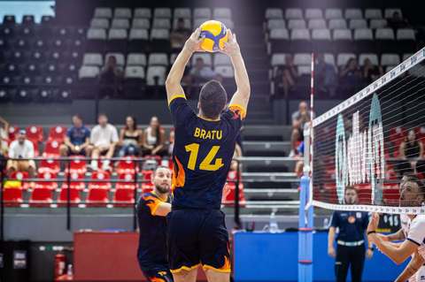 Volei masculin: Meci amical încheiat la egalitate, 2-2, între România şi Estonia, înaintea participării la Campionatul European