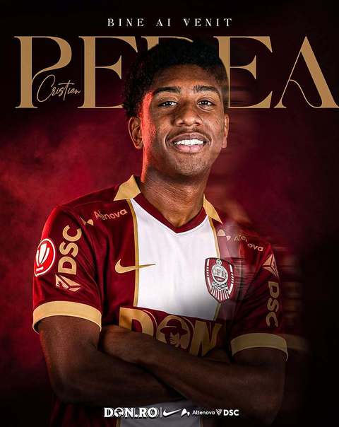 Superliga: CFR Cluj l-a transferat pe Cristian Perea, produs al celebrei academii a celor de la Real Madrid