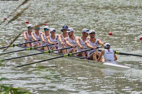 Canotaj; Echipajul României, locul 2 în finala mică la proba de Mix8+, la World Rowing Shanghai Sprints