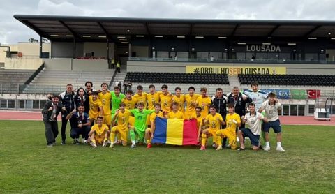 Tricolorii U18 au învins Turcia în primul meci de la Turneul celor 4 Naţiuni din Portugalia