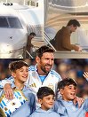 Lionel Messi a sosit în Argentina pentru meciul de retragere din echipa naţională - VIDEO