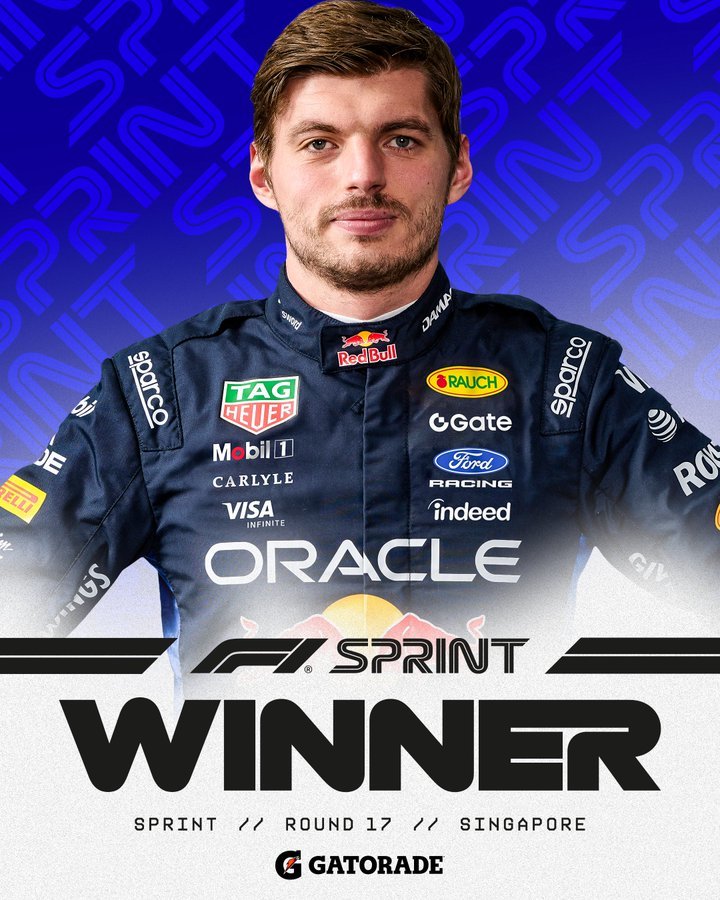 Formula 1: Max Verstappen a câştigat cursa sprint de la Marele Premiu din Singapore