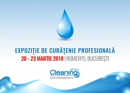 COMUNICAT DE PRESĂ: Peste 90 de brand-uri de renume prezente la Cleaning Show 2018
20 – 23 martie 2018