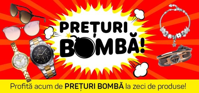 COMUNICAT DE PRESĂ: Preţuri bombă - campanie de reduceri online la ceasuri de mână pe PretzMic.ro