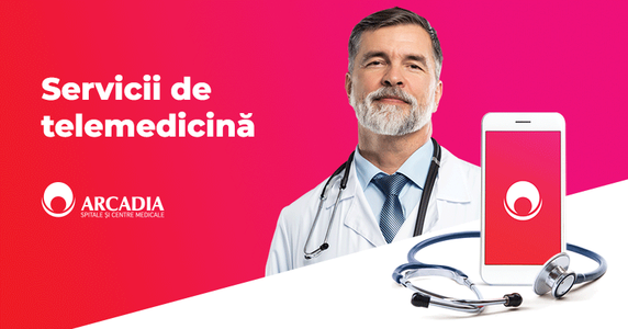 COMUNICAT DE PRESĂ: Reţeaua Medicală Arcadia anunţă lansarea serviciilor medicale de telemedicină ArcadiaLine pentru pacienţi 