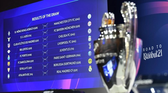 COMUNICAT DE PRESĂ: Meciurile din optimile Champions League, disponibile la pariuri online