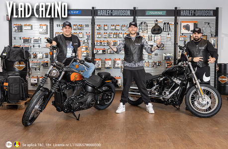 Primele două Harley Davidson de la Vlad Cazino au fost câştigate - ultimele 3 se dau la finalul lunii