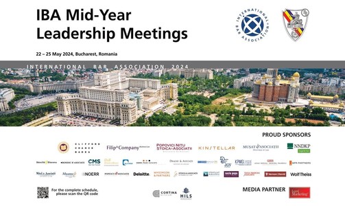 IBA Leadership Meetings 22-24 Mai 2024 la Bucureşti