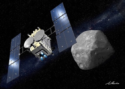O sondă japoneză a sosit la un asteroid de pe care va colecta mostre în căutarea originii vieţii, după o călătorie de patru ani