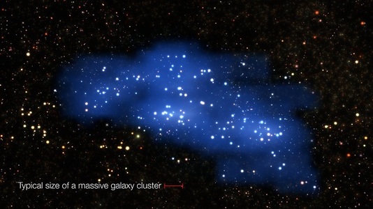 Astronomii au descoperit cel mai mare roi de galaxii, care datează din primele zile ale Universului