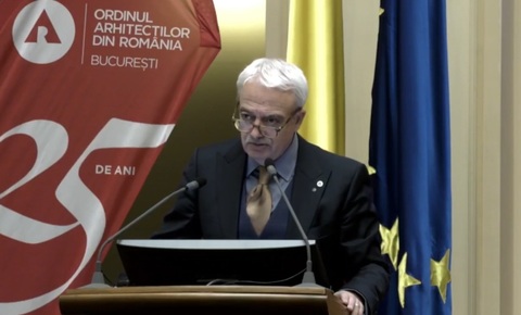 Ordinul Arhitecţilor, la 25 de ani - Rectorul Marian Moiceanu: „O să ajungem în scurt timp ca arhitectura să se vândă la tarabă”