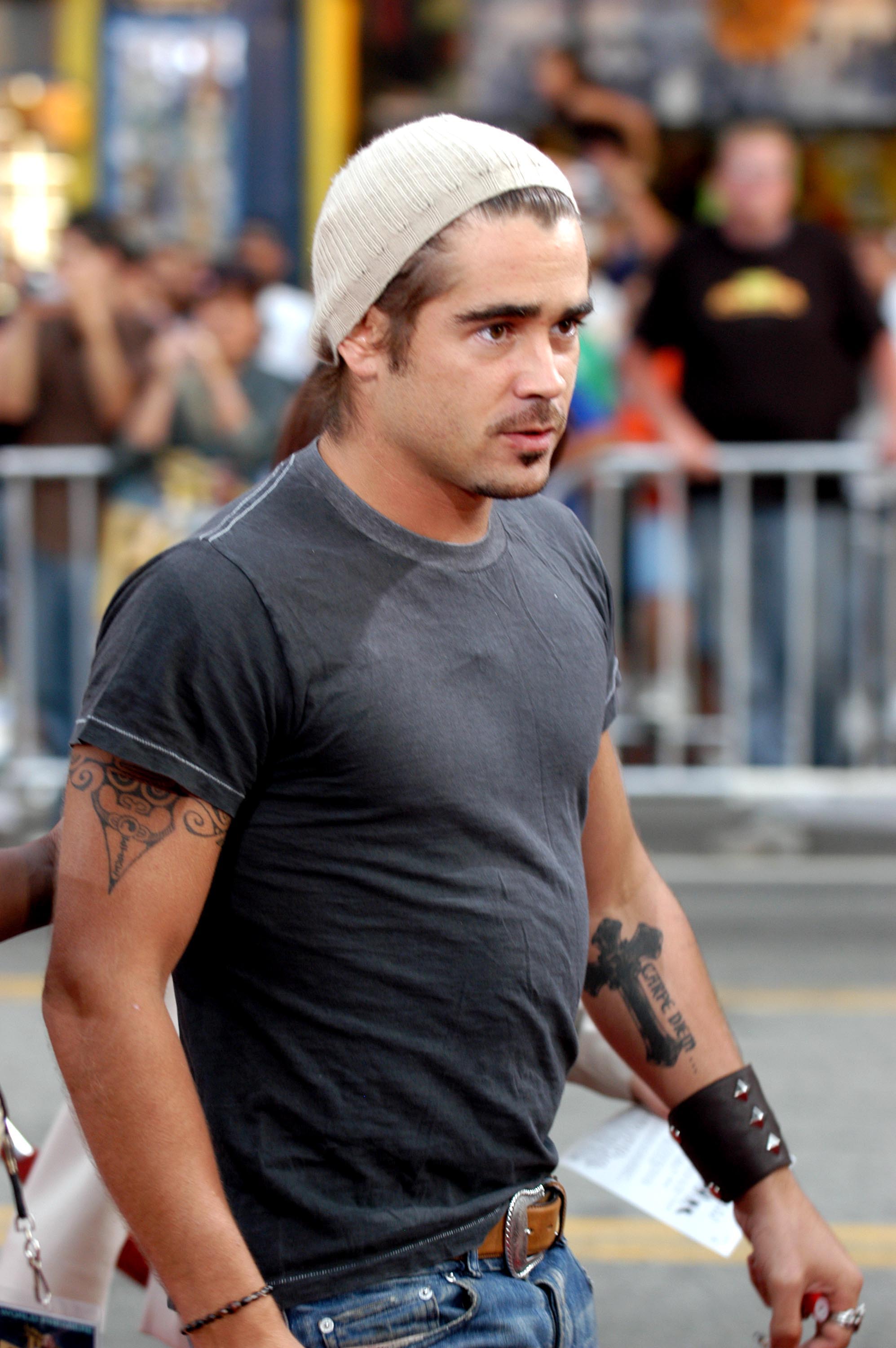 Colin farrell tattoo removal