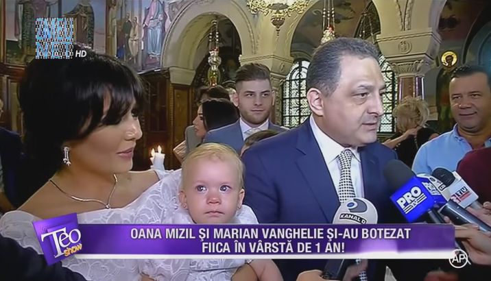 Oana Mizil si Marian Vanghelie botez