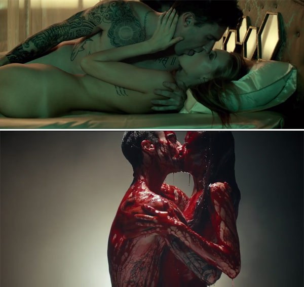 Adam Levine şi soţia Behati Prinsloo, secene XXX în noul videoclip.
