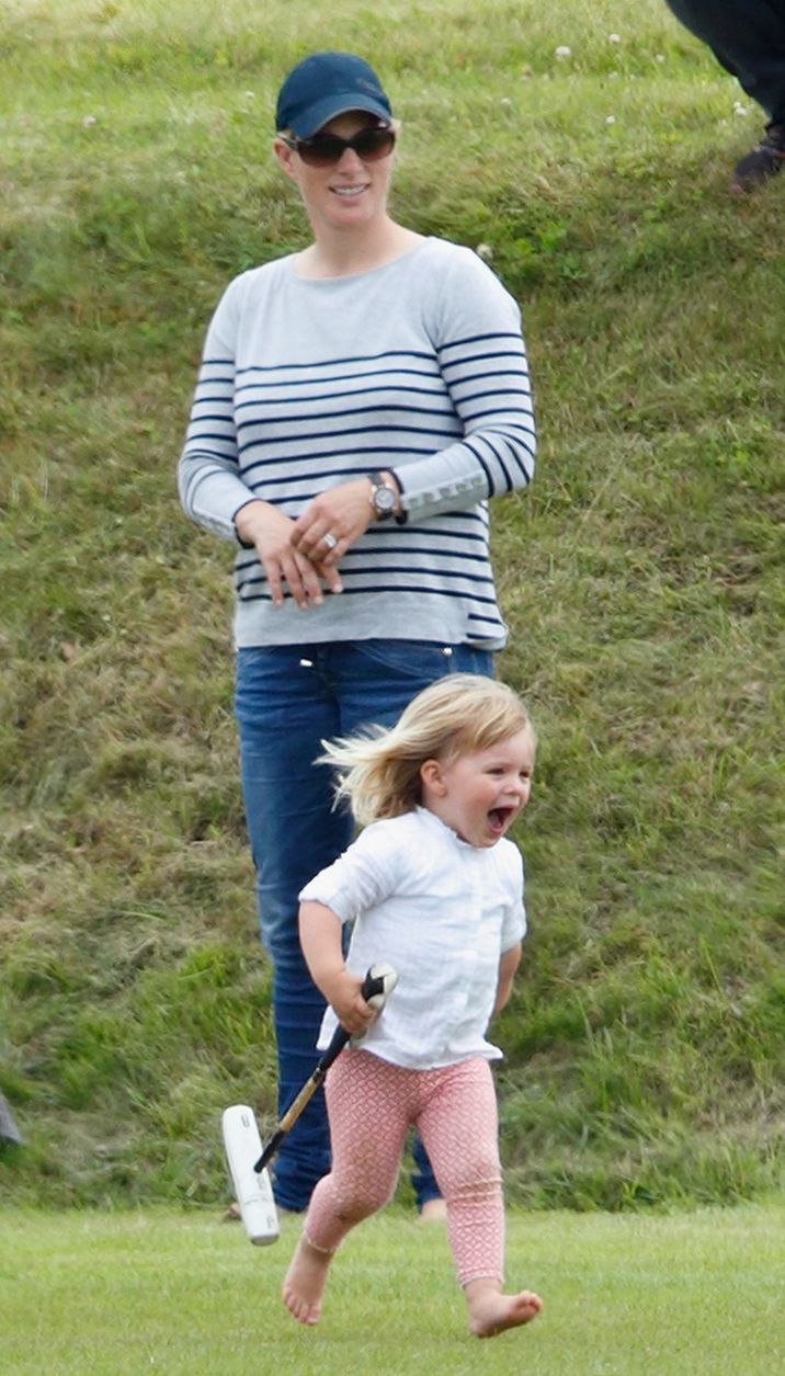 TETBURY, UNITED KINGDOM - JUNE 18: (EMBARGOED FOR PUBLICATION IN UK NEWSPAPERS UNTIL 48 HOURS AFTER CREATE DATE AND TIME) Zara Phillips and daughter Mia Tindall attend the Maserati Royal Charity Polo Trophy Match on June 18, 2016 in Tetbury, England. (Photo by Max Mumby/Indigo/Getty Images)