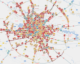 Haos total in Bucuresti! Asa arata harta Waze live! Orasul este pur si simplu paralizat
