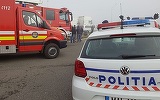 Galati: sase persoane au fost ranite, dupa ce un autotren s-a ciocnit violent cu un autobuz, sub un pod feroviar
