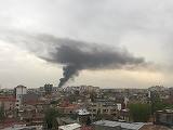 Incendiu in Bucuresti in zona Piata Muncii. Zeci de pompieri s-au luptat cu focul