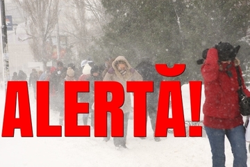 Avertizare meteo de vreme severa: Minus 27 de grade la munte, temperaturile scad dramatic